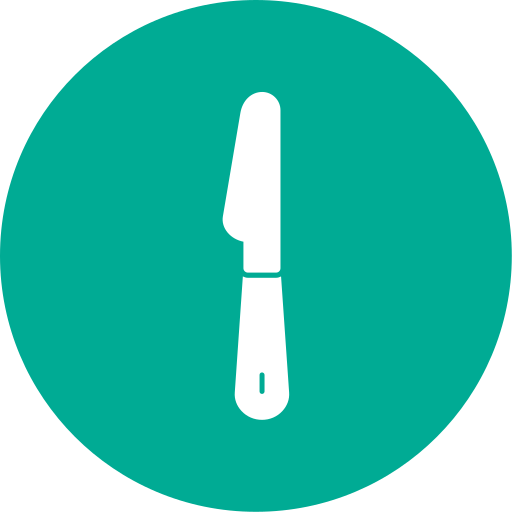 nóż Generic color fill ikona