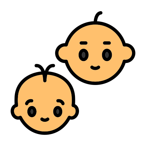 Children Generic color lineal-color icon