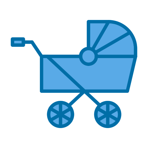 Pram Generic color lineal-color icon