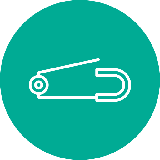 Safety pin Generic color fill icon