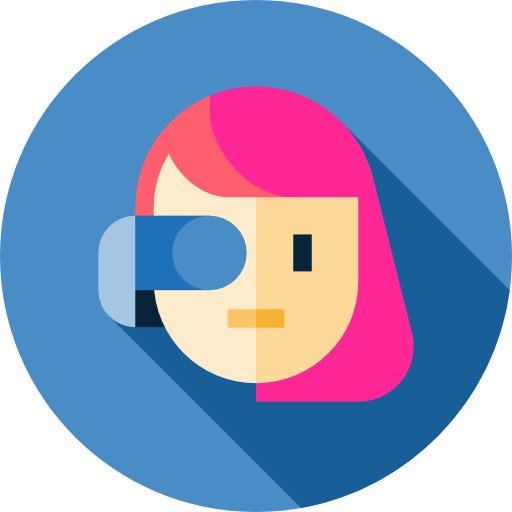 roboter Flat Circular Flat icon