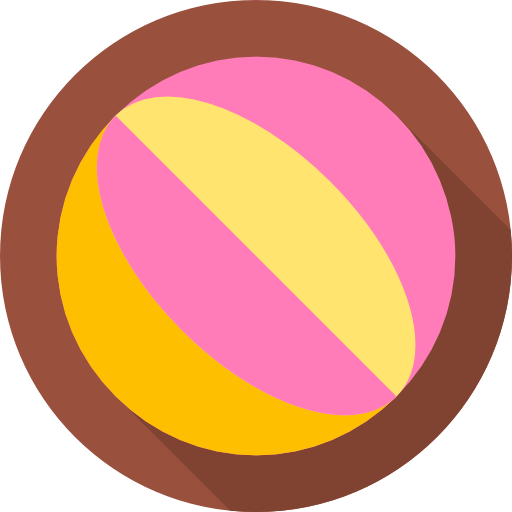 ball spielen Flat Circular Flat icon