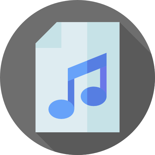 File Flat Circular Flat icon