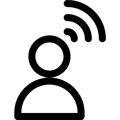usuario Basic Rounded Lineal icono