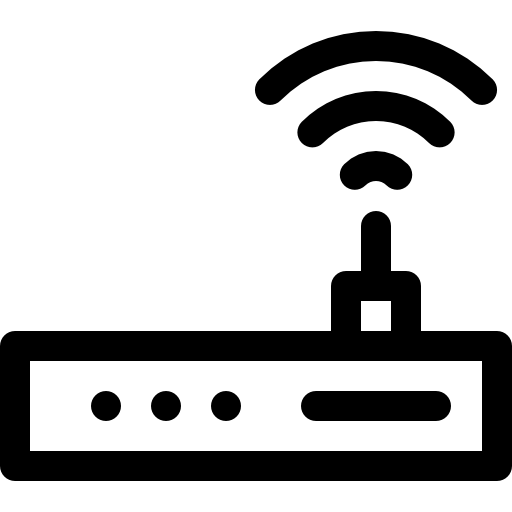 Модем Basic Rounded Lineal иконка