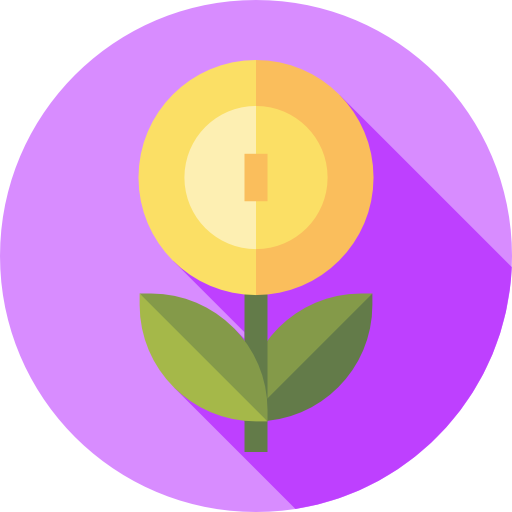 Growth Flat Circular Flat icon