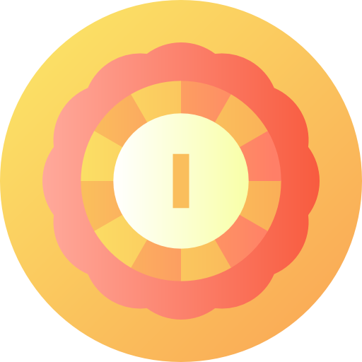 qualität Flat Circular Gradient icon