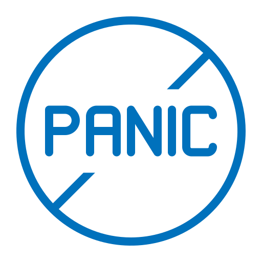 Dont panic Generic color fill icon