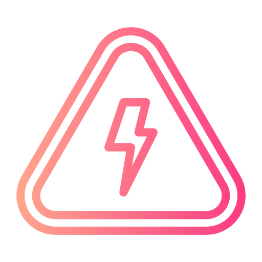 High voltage Generic gradient outline icon