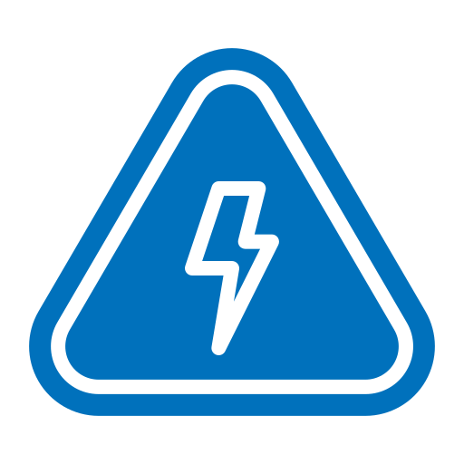 High voltage Generic color fill icon