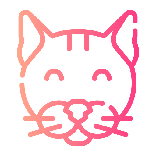 Cat Generic gradient outline icon
