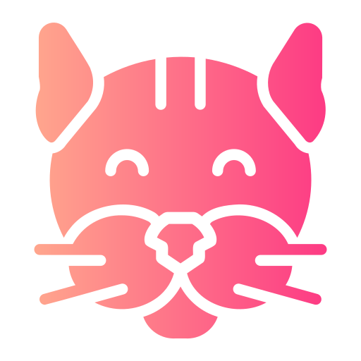 猫 Generic gradient fill icon