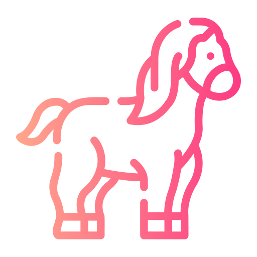馬 Generic gradient outline icon