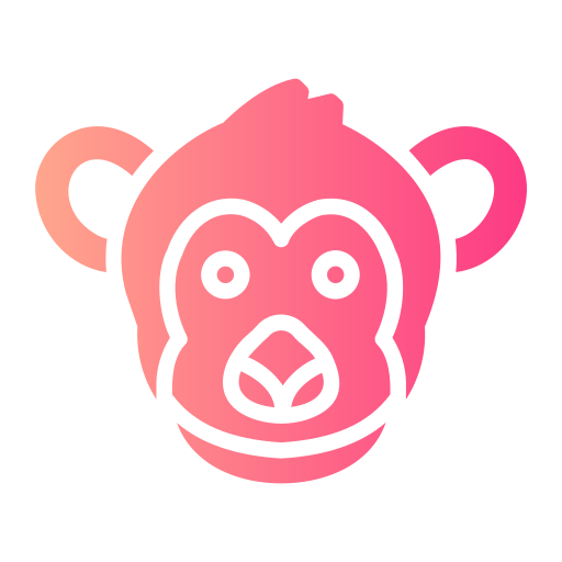 Monkey Generic gradient fill icon