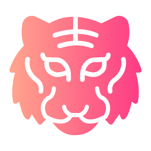 虎 Generic gradient fill icon