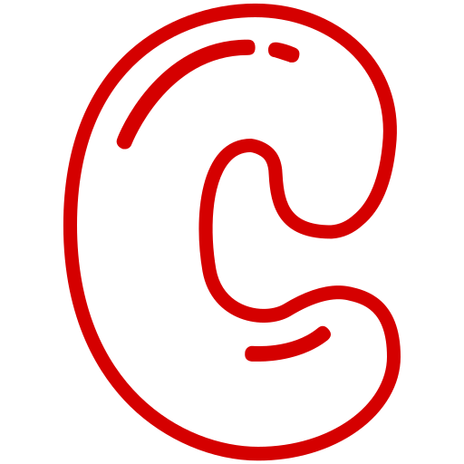 文字c Generic color outline icon