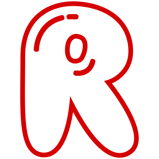 letra r Generic color outline icono