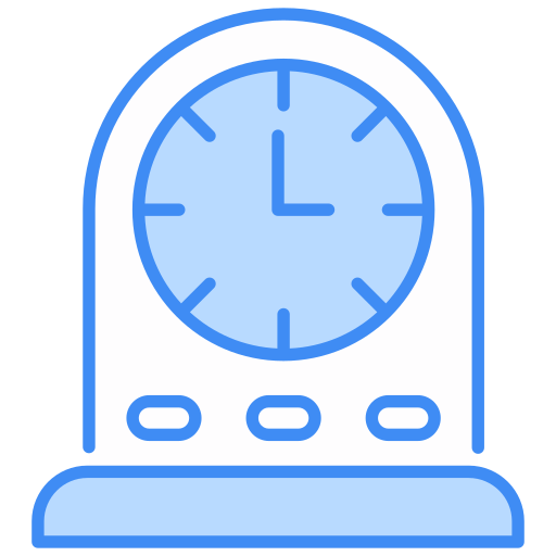 Table clock Generic color lineal-color icon