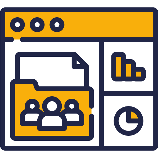 Chart Generic color lineal-color icon