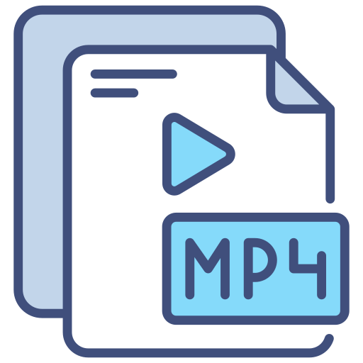 mp4 Generic color lineal-color icon