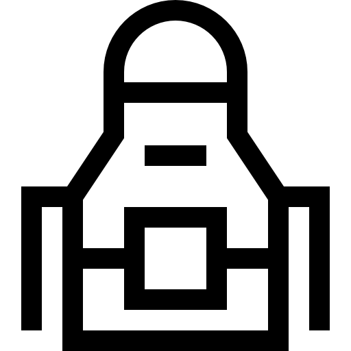 grembiule Basic Straight Lineal icona