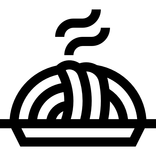 スパゲッティ Basic Straight Lineal icon