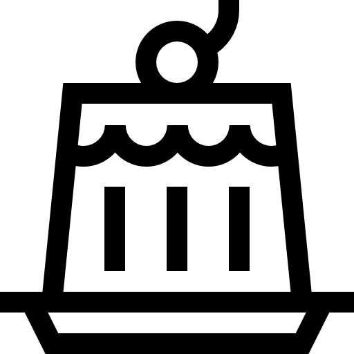 ciasto Basic Straight Lineal ikona