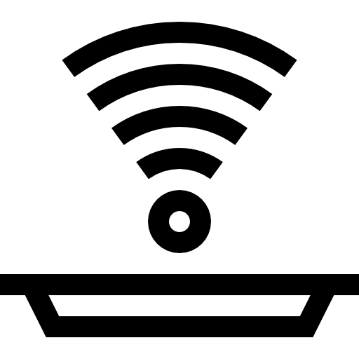 wifi Basic Straight Lineal icono