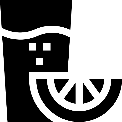 orangensaft Basic Straight Filled icon
