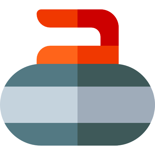 Curling Basic Rounded Flat icon