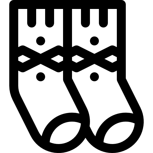 양말 Basic Rounded Lineal icon