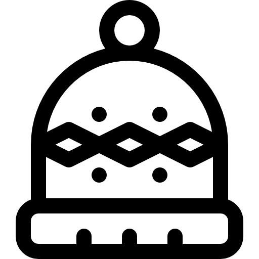 wintermütze Basic Rounded Lineal icon