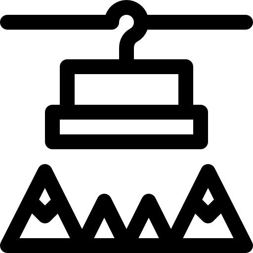 チェアリフト Basic Rounded Lineal icon