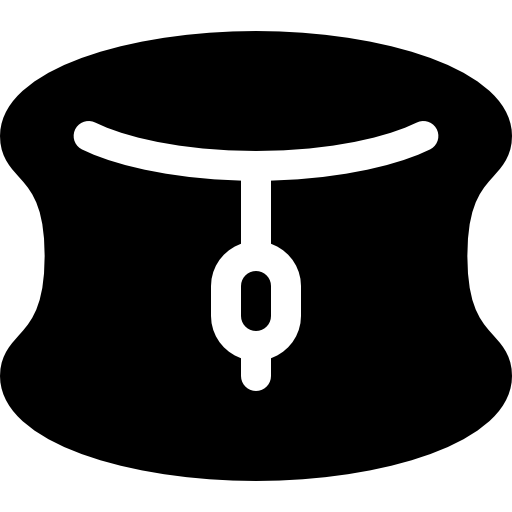 polaina de cuello Basic Rounded Filled icono