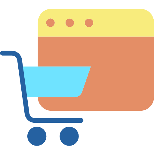 Shopping online Icongeek26 Flat icon