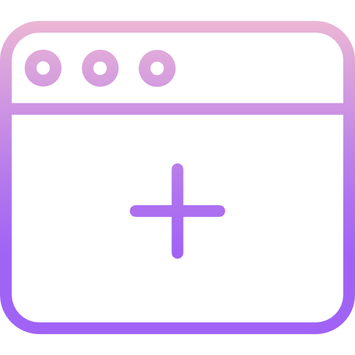 새창 Icongeek26 Outline Gradient icon