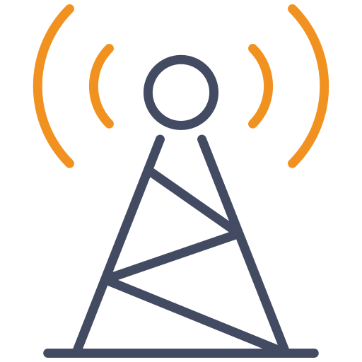 antena de radio Generic color outline icono