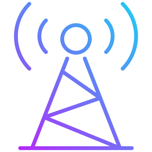 antena radiowa Generic gradient outline ikona