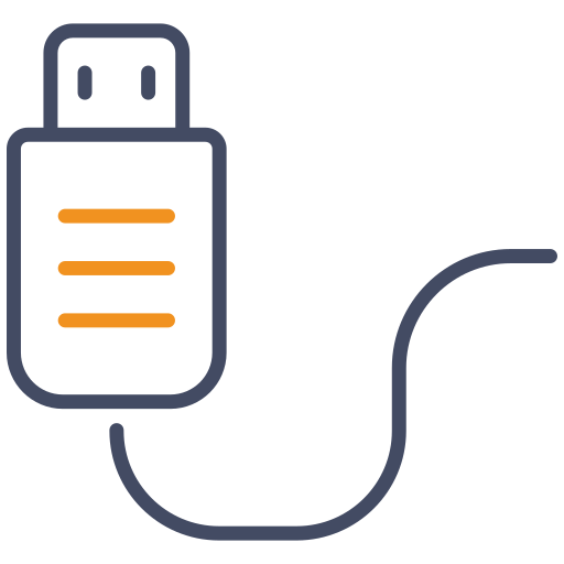 Usb cable Generic color outline icon