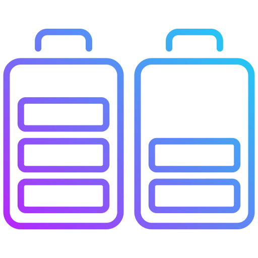 Battery status Generic gradient outline icon