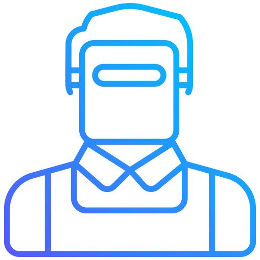 Welder Generic gradient outline icon