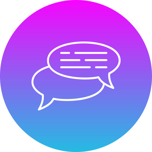 Messages Generic gradient fill icon