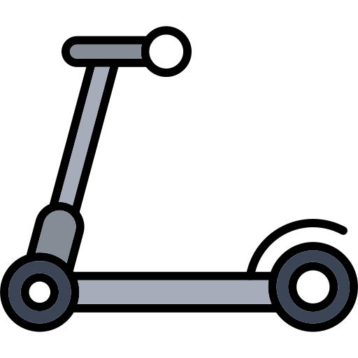 Kick scooter Generic color lineal-color icon
