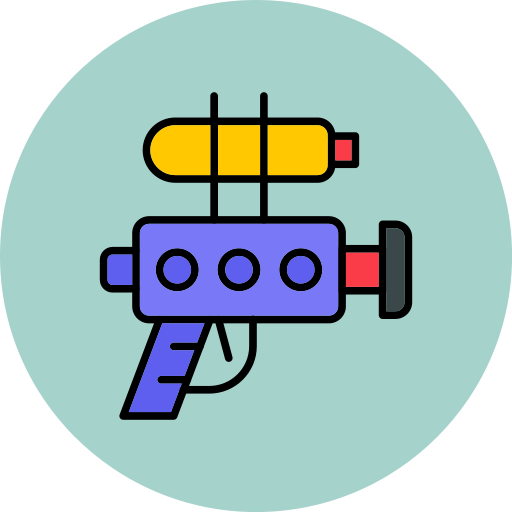 Water gun Generic color lineal-color icon
