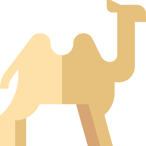 Camel Basic Straight Flat icon