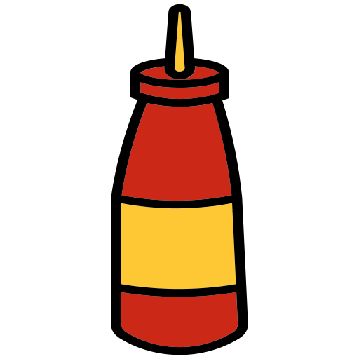 ketchup-flasche Generic color lineal-color icon