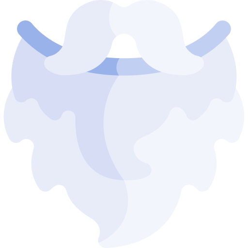 수염 Kawaii Flat icon