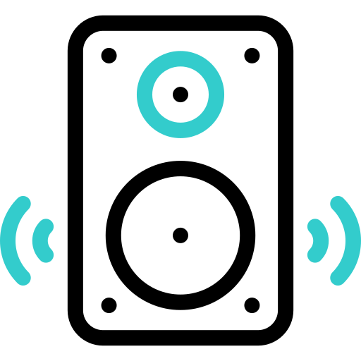 głośnik Basic Accent Outline ikona