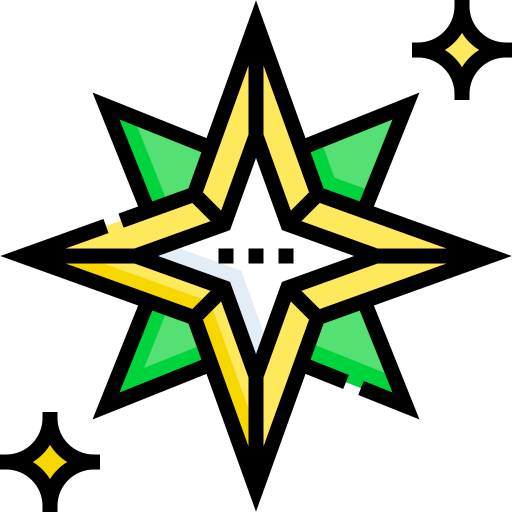 Christmas star Detailed Straight Lineal color icon