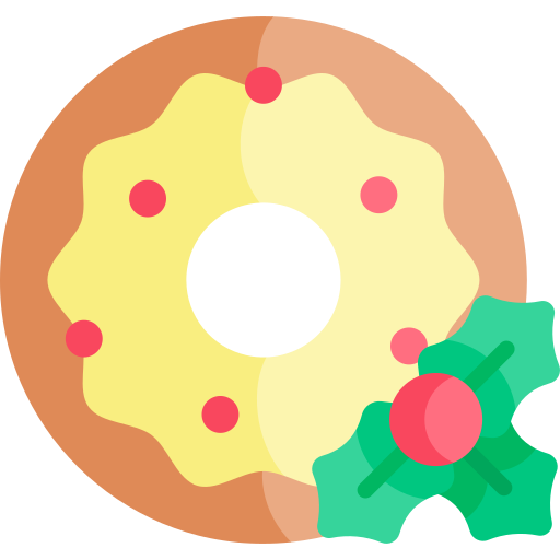 donut Kawaii Flat icoon